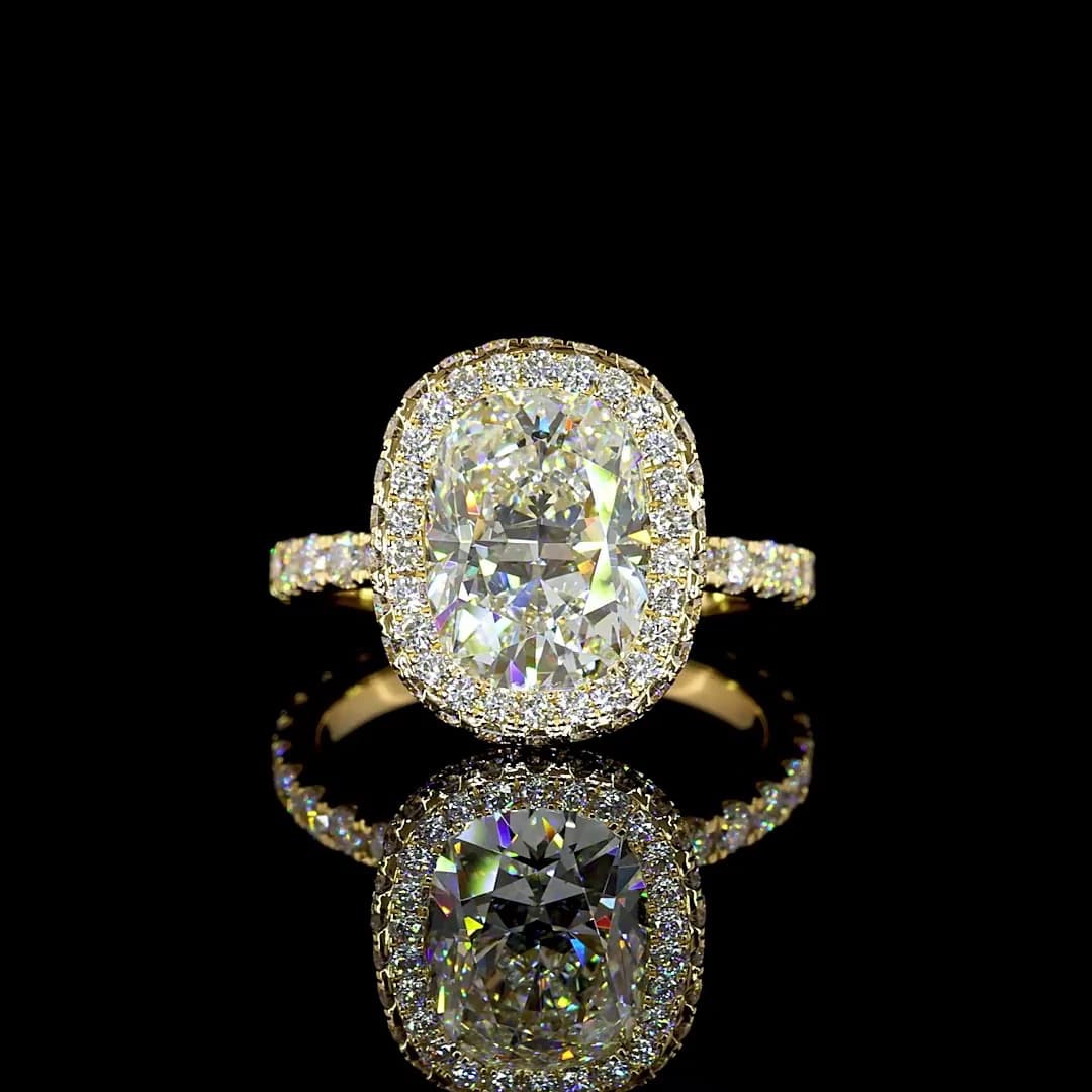 3 ct Cushion Cut Engagement Ring | Crafted Beyond Expectations