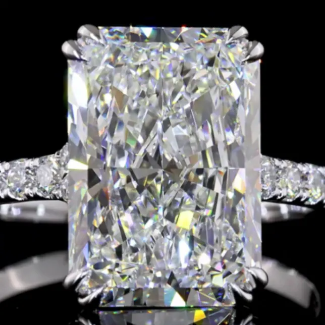 5 ct Radiant Cut Diamond Ring | Where Forever Begins