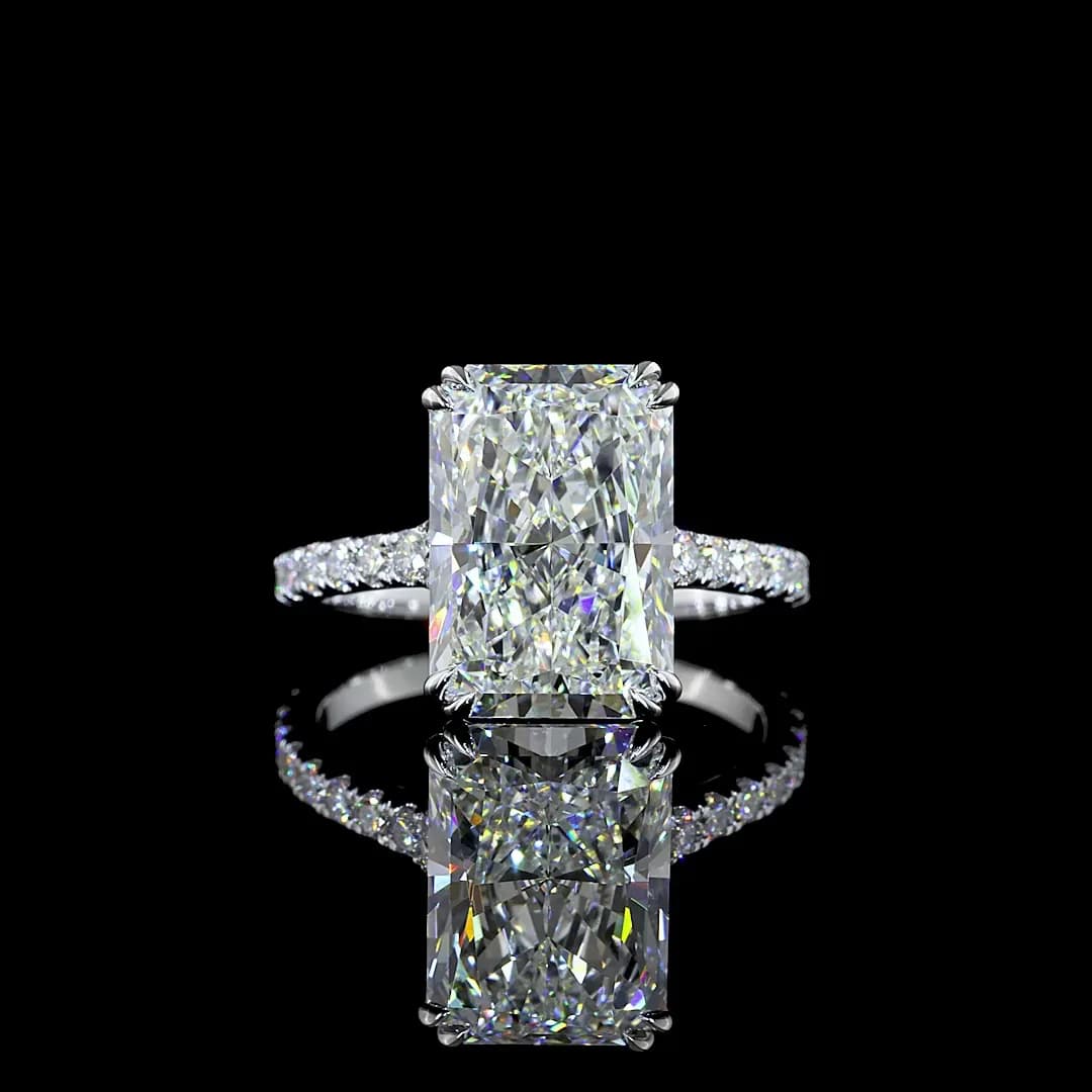 5 ct Radiant Cut Diamond Ring | Where Forever Begins Lifestyle