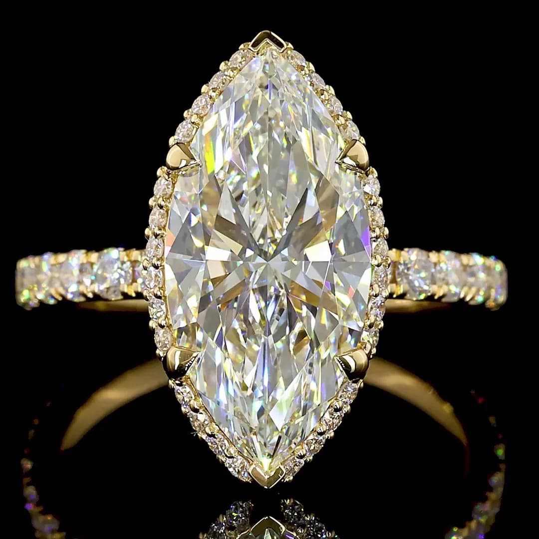 3.5 ct Marquise Cut Diamond Ring | The Ultimate Expression of Love Lifestyle