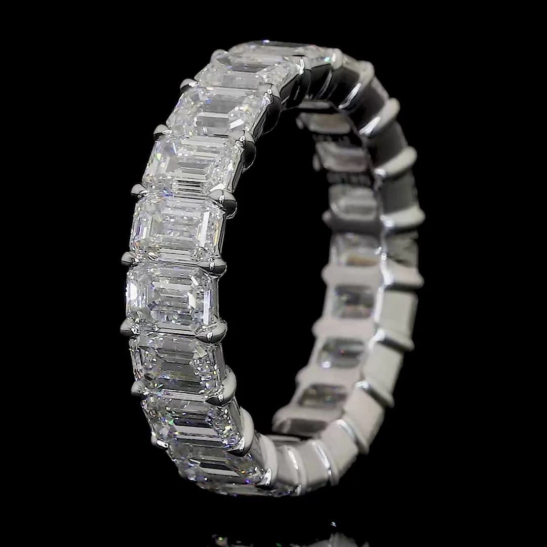 9 ct Emerald Cut Diamond Eternity Band | Made for Moments That Matter