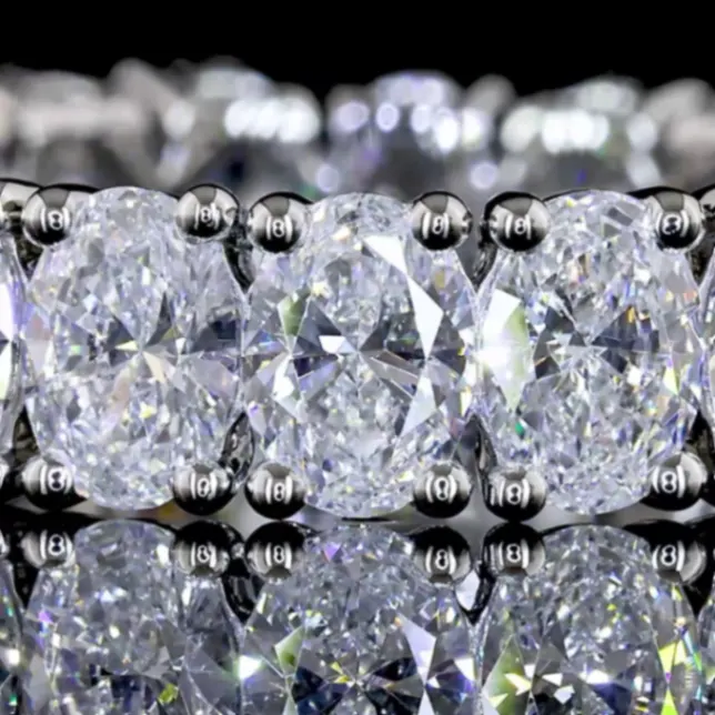 4 Carat Oval Cut Eternity Band | Luxury That Lasts Forever